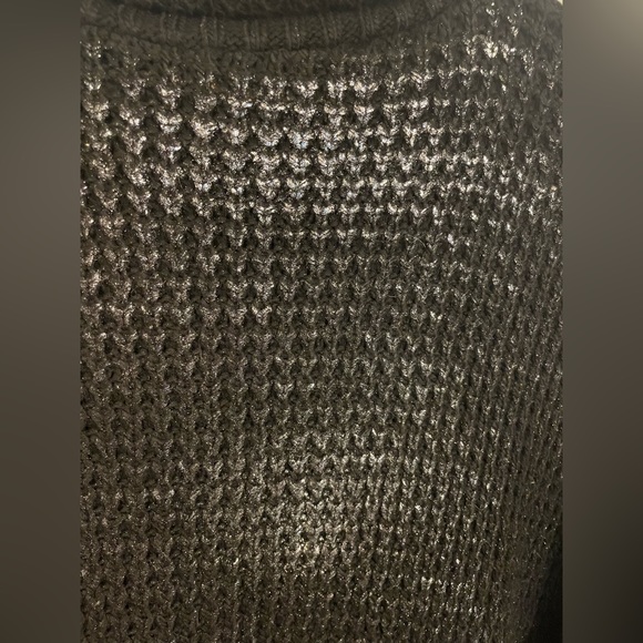 Elissia Knit Turtleneck with Metallic Accent. Fits XL. - Picture 5 of 5